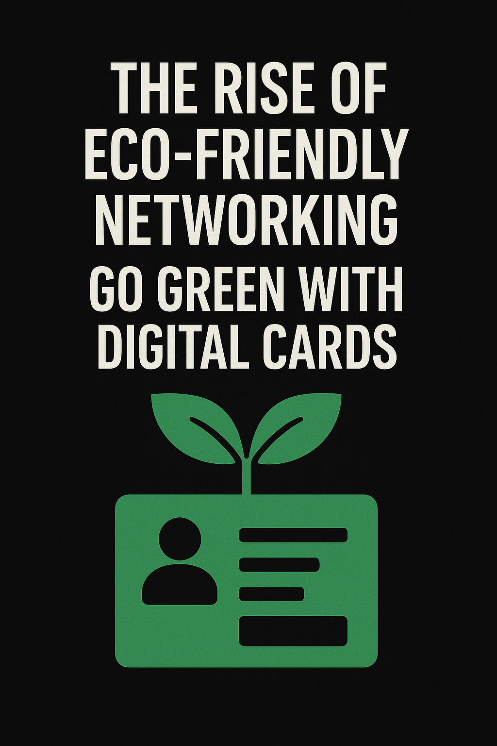 The Rise of Eco-Friendly Networking: Go Green with Digital Cards