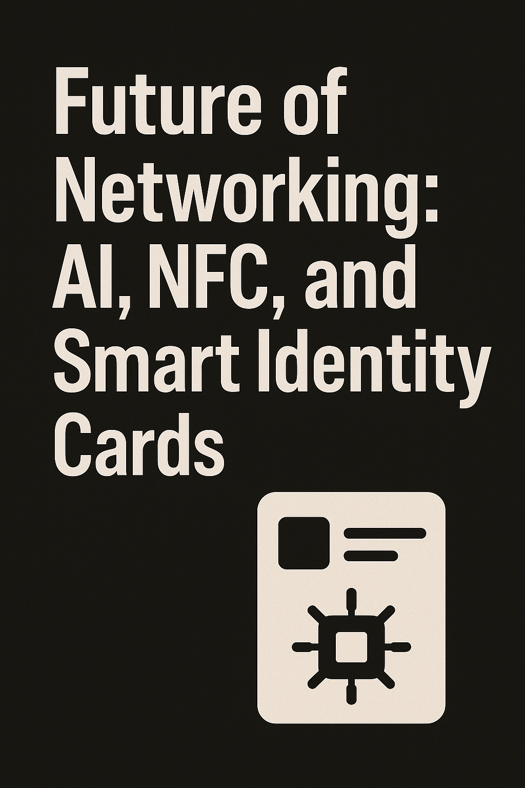 Future of Networking: AI, NFC, and Smart Identity Cards