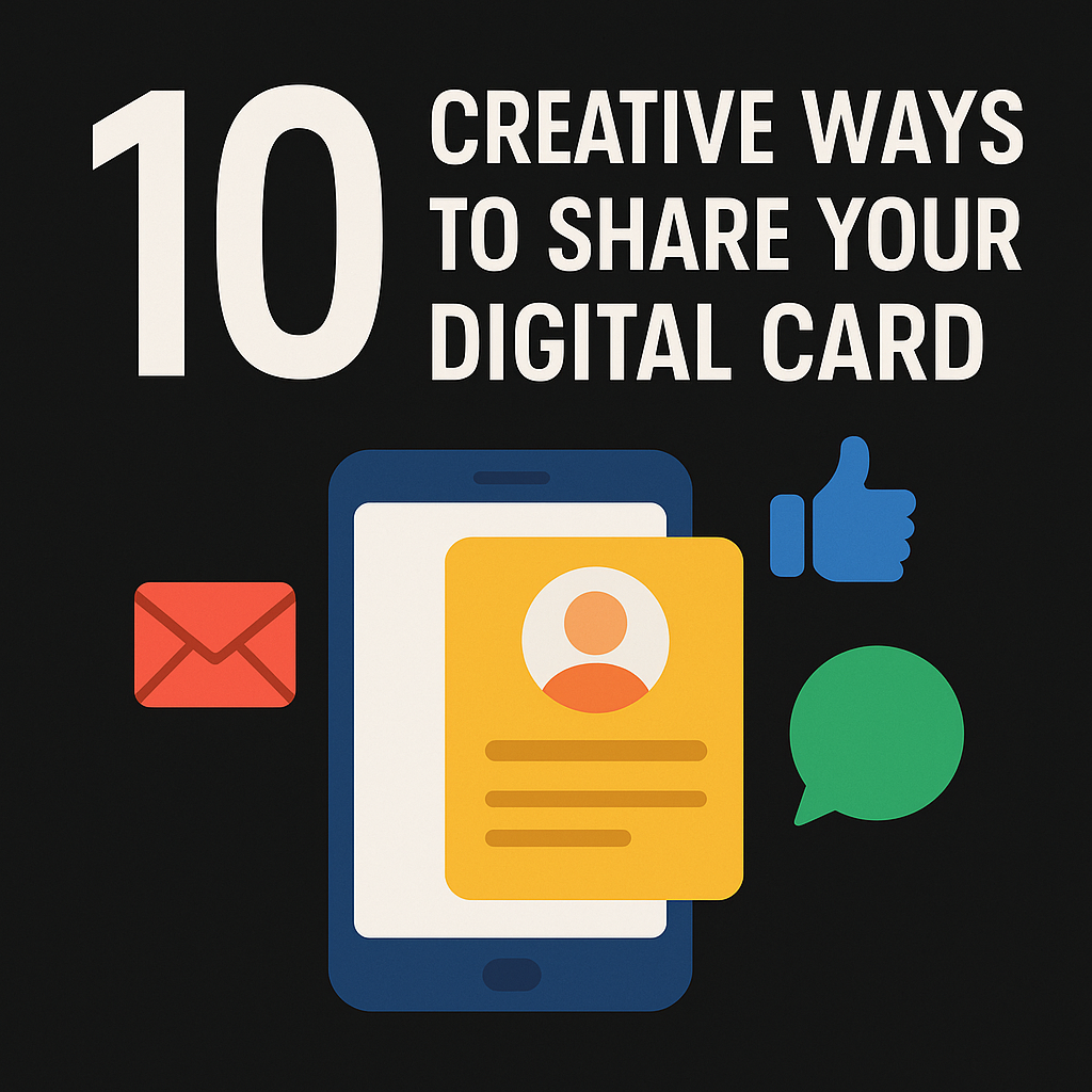 10 Creative Ways to Share Your Digital Card